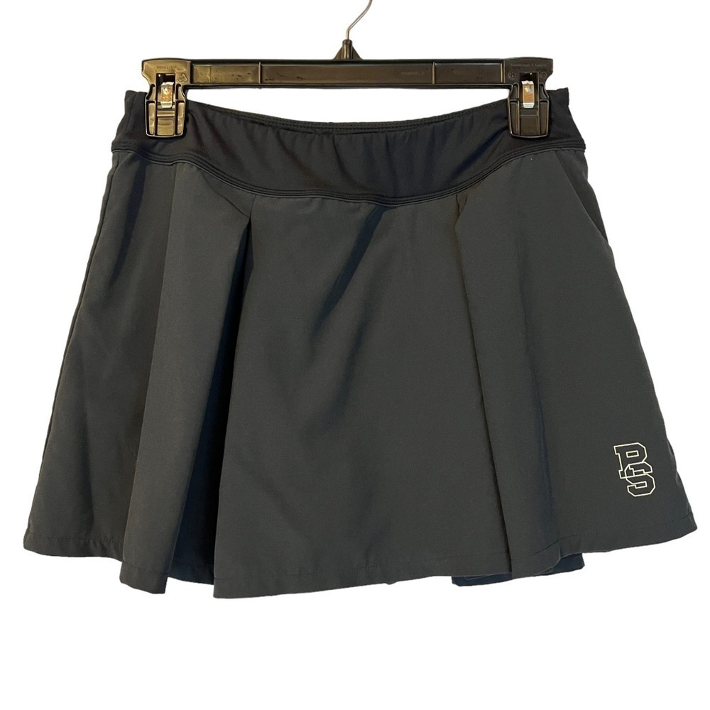 Pacsun Active Black Pleated Tennis Skort Balletcore Retroโ Varsity Sportswear